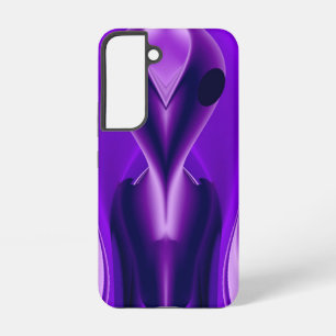 3D Purple Rainbow Dreams , Alien Samsung Galaxy S22 Case
