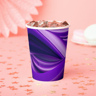 3D Purple Rainbow Dreams Paper Cups