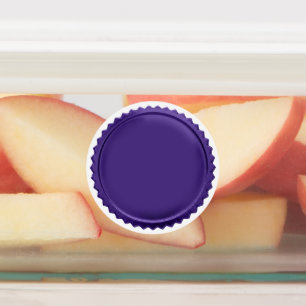 3D Purple Seal Foil Starburst Award Medal Labels