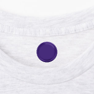 3D Purple Seal Foil Starburst Award Medal Labels