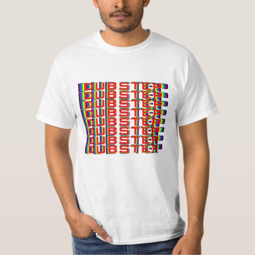 3D Rainbow Dubstep Tee Shirt