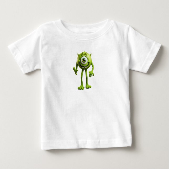 3d realistic emoji with one eye  baby T-Shirt (Front)