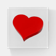 3D red heart