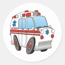 Ambulance Emergency Services Cool Gift #15804 2 x Vinyl Stickers 10cm 