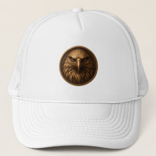 3D Royal Eagle Head Medallion Style Hat