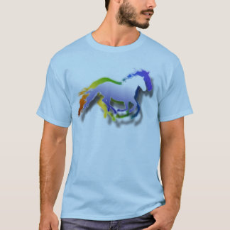 3D Running Horses T-Shirt