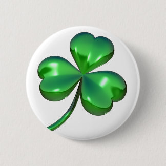 3D Shamrock Button