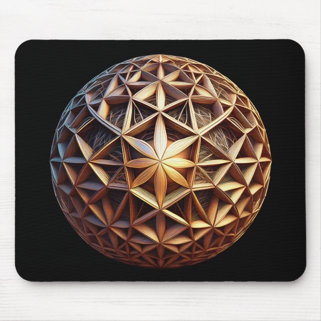 3D Sierpinski Gasket Fractal Mouse Pad (Front)