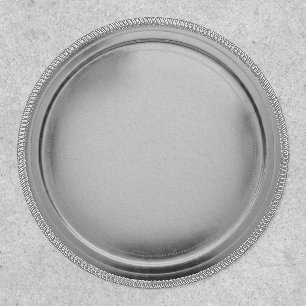 3D Silver Foil Seal Elegant Excellence Award Medal Patch