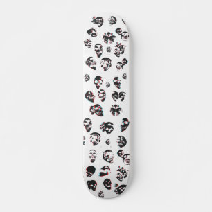 3D Skulls: Custom Skateboard