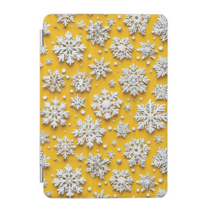 3d snowflakes iPad mini cover