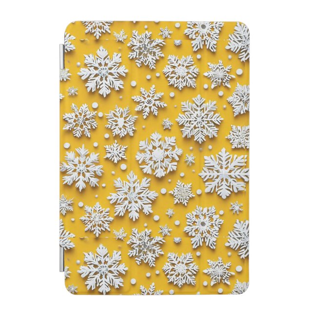 3d snowflakes iPad mini cover (Front)