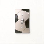 3d Soccerball Black White Football Light Switch Cover at Zazzle