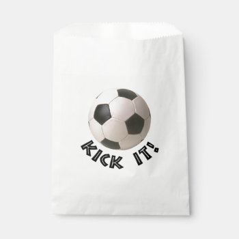 3d Soccerball Sport Kick It Favor Bag by mystic_persia at Zazzle