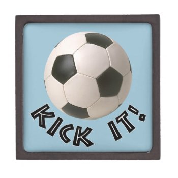 3d Soccerball Sport Kick It Keepsake Box by mystic_persia at Zazzle