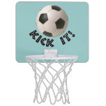 3d Soccerball Sport Kick It Mini Basketball Hoop at Zazzle