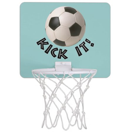 3d Soccerball Sport Kick It Mini Basketball Hoop