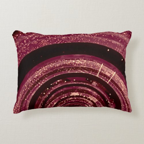 3D space sci_fi background Accent Pillow