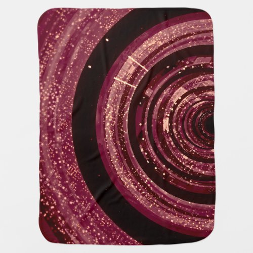 3D space sci_fi background Baby Blanket