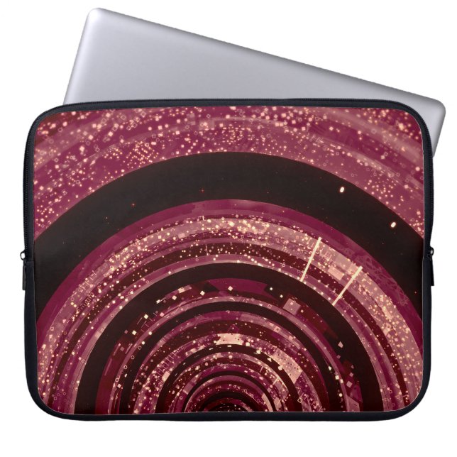 3D space, sci-fi background. Laptop Sleeve (Front)