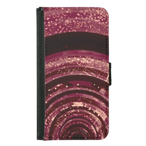 3D space sci_fi background Samsung Galaxy S5 Wallet Case