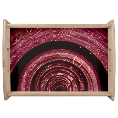 3D space sci_fi background Serving Tray