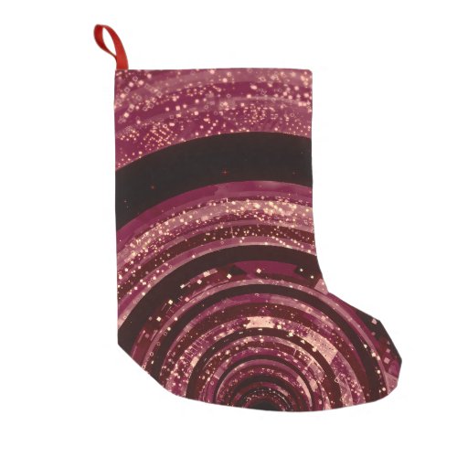 3D space sci_fi background Small Christmas Stocking