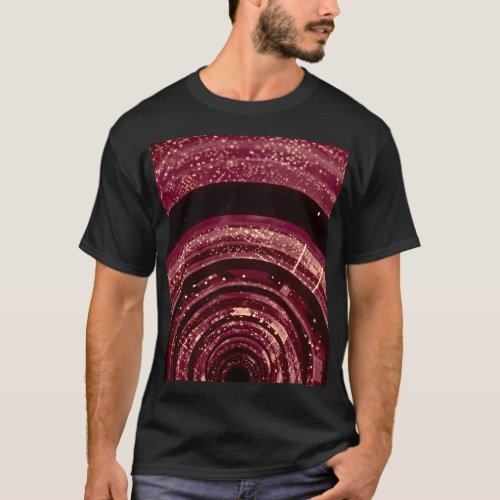 3D space sci_fi background T_Shirt