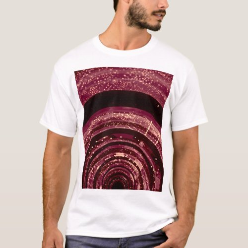 3D space sci_fi background T_Shirt