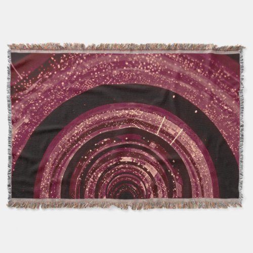 3D space sci_fi background Throw Blanket
