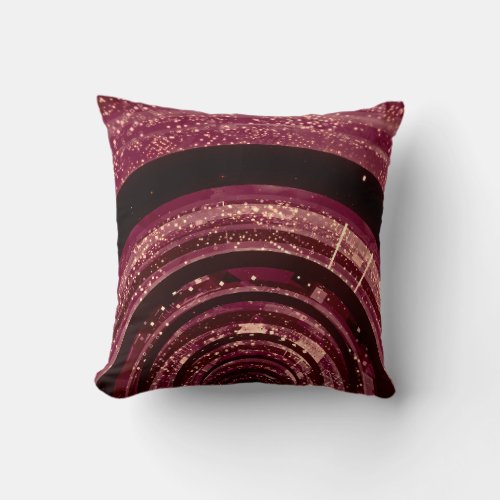 3D space sci_fi background Throw Pillow