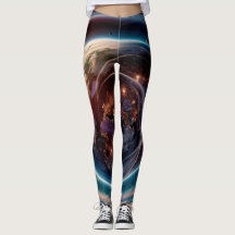 3d Sphere 01 Leggings