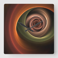 3D Spiral Abstract Warm Colors Modern Fractal Art