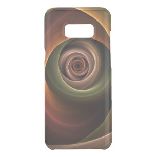 3D Spiral Abstract Warm Colors Modern Fractal Art Uncommon Samsung Galaxy S8+ Case
