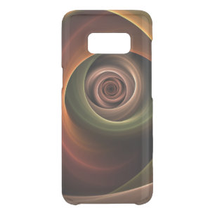3D Spiral Abstract Warm Colors Modern Fractal Art Uncommon Samsung Galaxy S8 Case