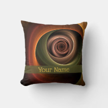 3D Spiral Abstract Warm Colors Modern Fractal Name