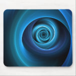 3D Spiral Blue Colors Modern Abstract Fractal Art Mouse Pad<br><div class="desc">Unique plastic motif with shades of blue.
Design for your mousepad and more.</div>