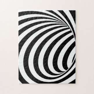 3D Spiral Hole Optical Illusion Jigsaw Puzzle
