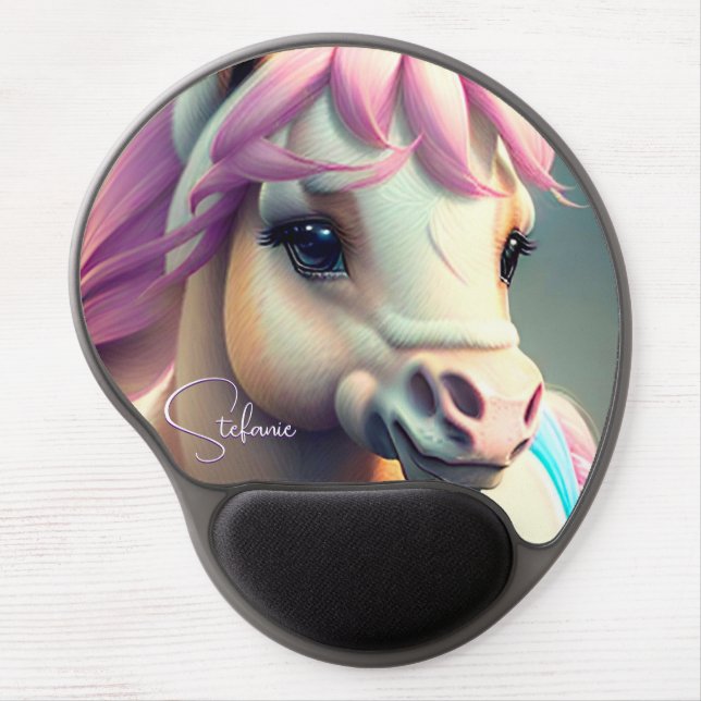 3D Spirit Pony 1 Gel Mouse Pad (Front)