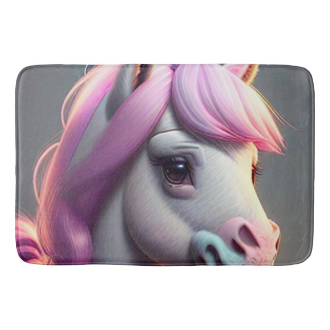 3D Spirit Pony 5 Bath Mat (Front)