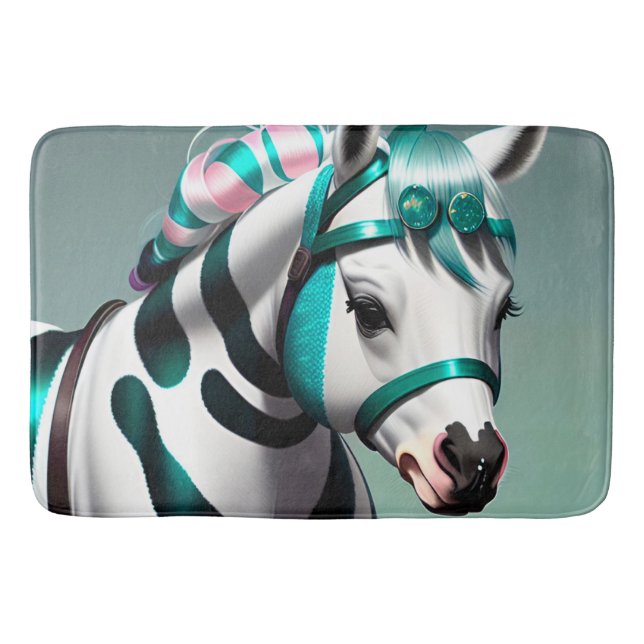 3D Spirit Pony 7 Bath Mat (Front)