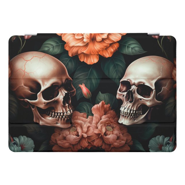 3D Spooky Skulls iPad Pro Cover (Horizontal)