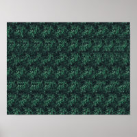 3D Stereogram Hidden Back Off Poster