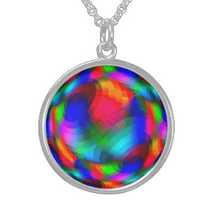 3D Sterling Silver Necklace