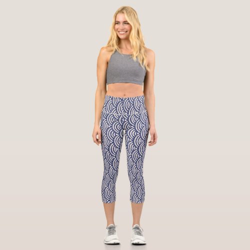 3d Stunning Boho pattern  Capri Leggings