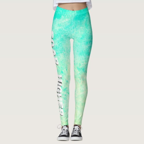 3d Stunning Boho Pattern with Slogan  Leggings