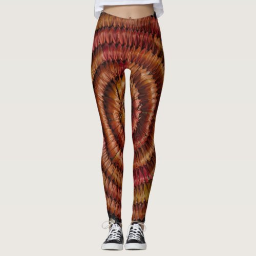 3d Stunning Sports Pattern in Amazing Round Design Leggings