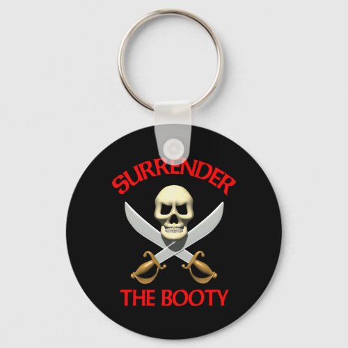 3D Surrender the Booty Keychain