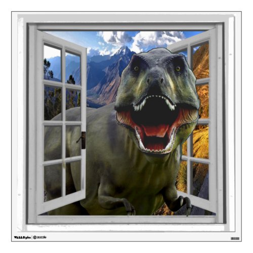 3D T_Rex Large Dinosaur Wall Sticker Decal