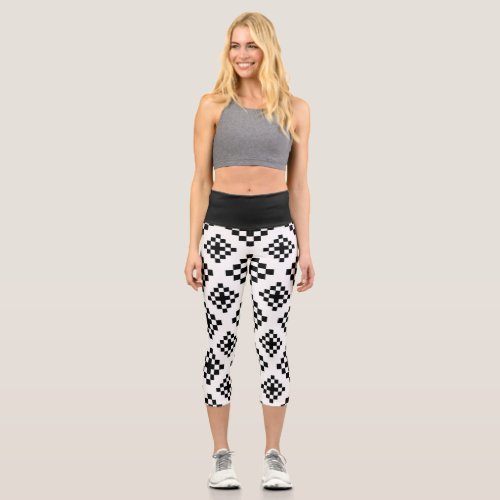 3d Texture pattern  Capri Leggings